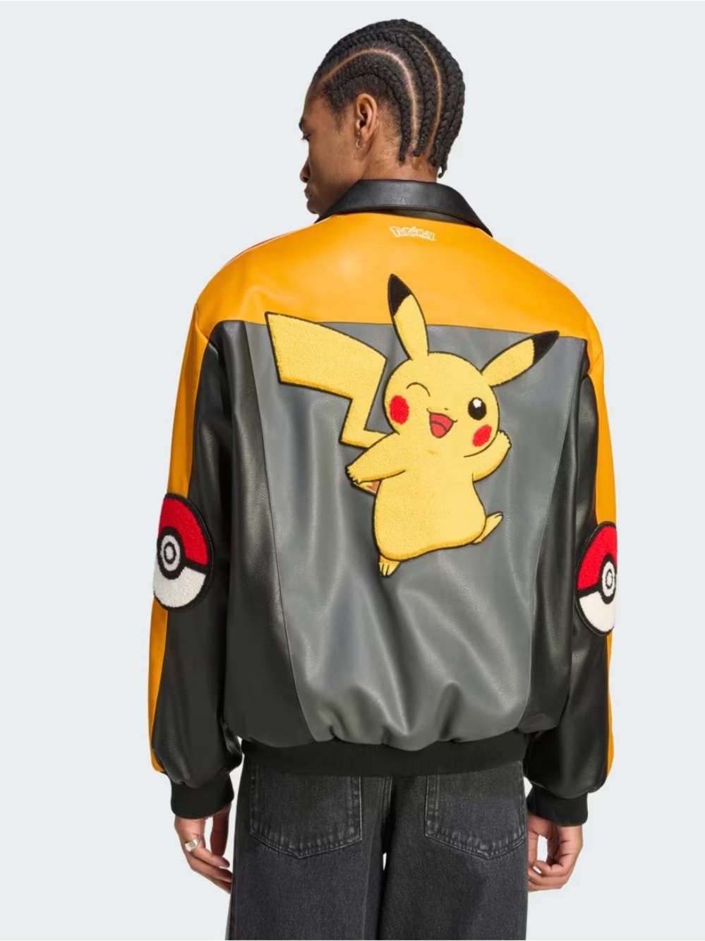 Adidas Originals Men's Pokemon 8 Ball Jacket Pikachu Men Size XXL 2XL NWT